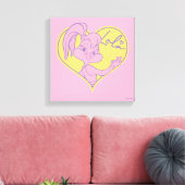 Lola Heart Signature Leinwanddruck (Insitu (Wohnzimmer))
