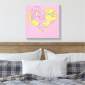 Lola Heart Signature Leinwanddruck (Insitu (Schlafzimmer))