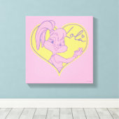 Lola Heart Signature Leinwanddruck (Insitu (Holzboden))