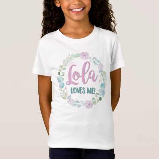 Lola Lieben ich! T-Shirt (Vorderseite)