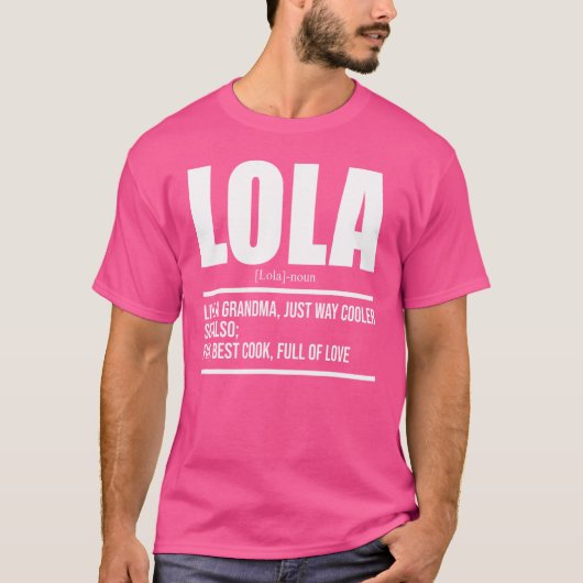 Lola like a Oma Just Way Cooler Philippines Ta T-Shirt (Vorderseite)