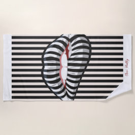 Lola Lips Strandtuch