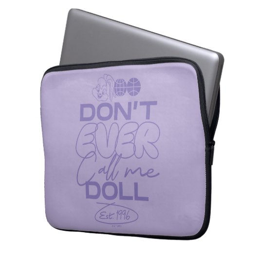 Lola "Nenn mich nie Puppe" Laptopschutzhülle (Vorderseite Links)