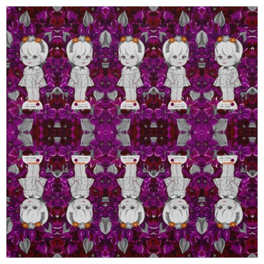 Lola Papierpuppe Stoff (Muster)