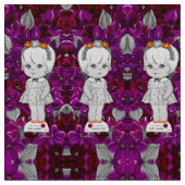 Lola Papierpuppe Stoff (Nahaufnahme)