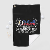 Lola - Philippinen - Zitat von Großmutter Old Lady Golfhandtuch (Insitu)