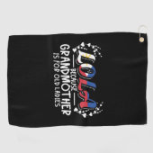 Lola - Philippinen - Zitat von Großmutter Old Lady Golfhandtuch (Horizontal)