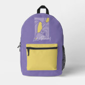 Lola Portrait Autograph Bedruckter Rucksack (Vorderseite)