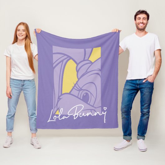 Lola Portrait Autograph Fleecedecke (Beispiel)