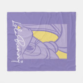 Lola Portrait Autograph Fleecedecke (Vorderseite (Horizontal))