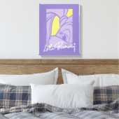 Lola Portrait Autograph Leinwanddruck (Insitu (Schlafzimmer))