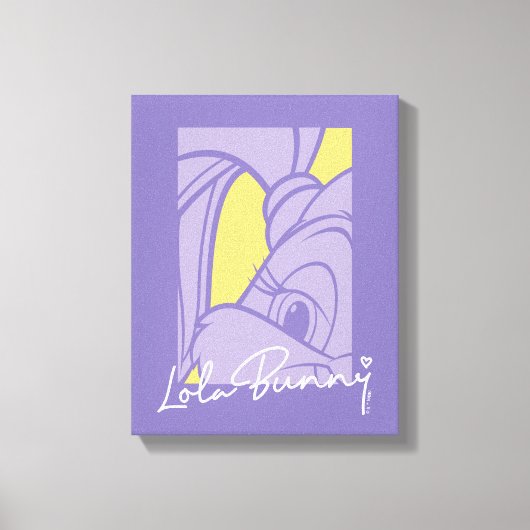 Lola Portrait Autograph Leinwanddruck (Vorderseite)