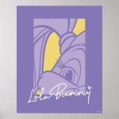 Lola Portrait Autograph Poster (Vorne)