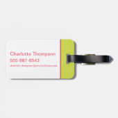 Lola Retro LOONEY TUNES™ Rings Gepäckanhänger (Rückseite horizontal)