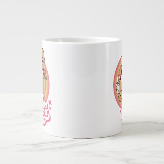 Lola Retro LOONEY TUNES™ Rings Jumbo-Tasse (Vorderseite)