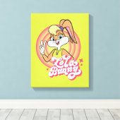 Lola Retro LOONEY TUNES™ Rings Leinwanddruck (Insitu (Holzboden))