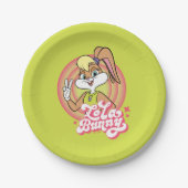 Lola Retro LOONEY TUNES™ Rings Pappteller (Vorderseite)