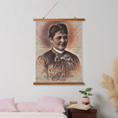 Lola Rodriguez de Tio Wandteppich Mit Holzrahmen (Schlafzimmer)