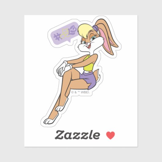 Lola Sitting Aufkleber (Blatt)