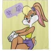 Lola Sitting Duschvorhang (Vorderseite)
