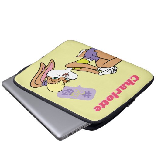 Lola Sitting Laptopschutzhülle (Vorne Knopf)