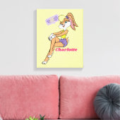 Lola Sitting Leinwanddruck (Insitu (Wohnzimmer))