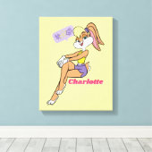 Lola Sitting Leinwanddruck (Insitu (Holzboden))