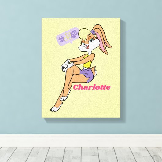 Lola Sitting Leinwanddruck (Insitu (Holzboden))