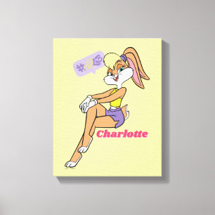 Lola Sitting Leinwanddruck