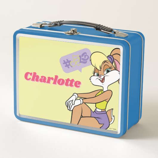 Lola Sitting Metall Brotdose (Vorderseite)