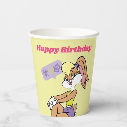 Lola Sitting Pappbecher (Rückseite)