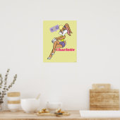 Lola Sitting Poster (Küche)