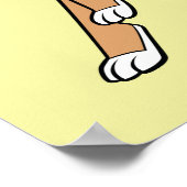 Lola Sitting Poster (Ecke)