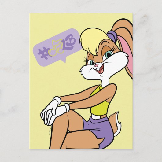 Lola Sitting Postkarte (Vorderseite)