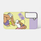 Lola Sitting Samsung Galaxy Hülle (Rückseite (Horizontal))