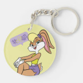 Lola Sitting Schlüsselanhänger (Rückseite)