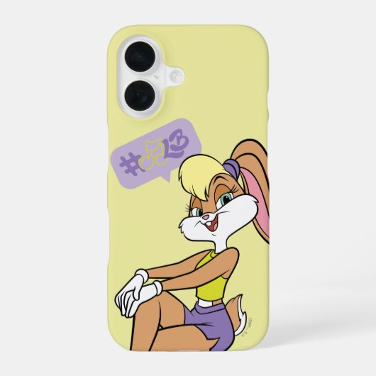 Lola Sitzend iPhone 16 Hülle (Rückseite)