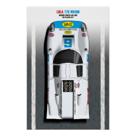 Lola T70 Avallone Interlagos 1971 Poster