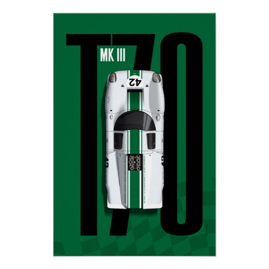 Lola T70 No.42 SWC Top Tribute Poster (Vorderseite)