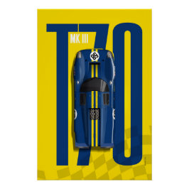 Lola T70 No.58 Woolfe Top Tribute Poster