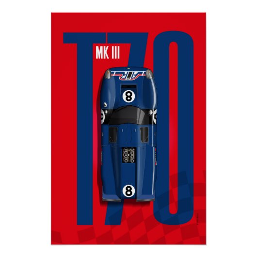 Lola T70 No.8 AIR Top Tribute Poster (Vorderseite)