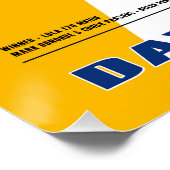 Lola T70 Sunoco Daytona 1969 Poster (Ecke)