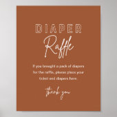 LOLA Terracotta Diaper Raffle Baby Showspiel Poster (Vorne)