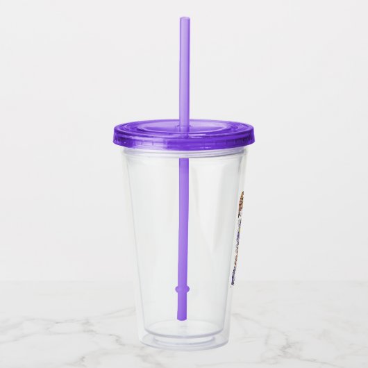 Lola TUNE SQUAD™ Varsity Herz Acryltrinkbecher (Rechts)