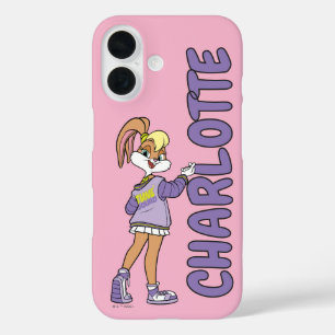 Lola TUNE SQUAD™ Varsity Herz iPhone 16 Hülle