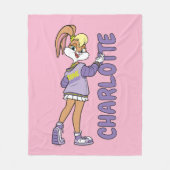 Lola TUNE SQUAD™ Varsity Herz Fleecedecke (Vorderseite)