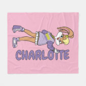 Lola TUNE SQUAD™ Varsity Herz Fleecedecke (Vorderseite (Horizontal))