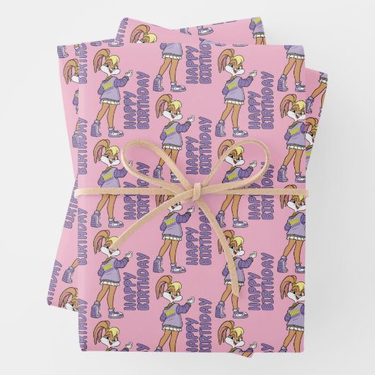 Lola TUNE SQUAD™ Varsity Herz Geschenkpapier Set (Beispiel)