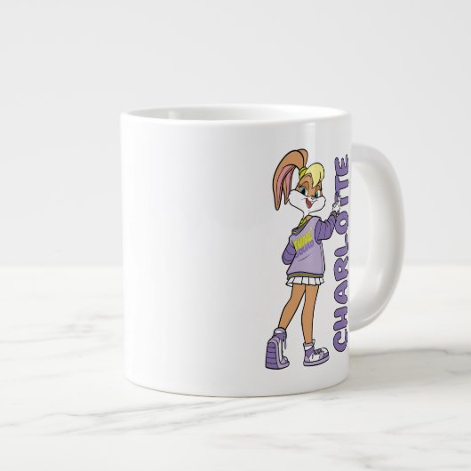 Lola TUNE SQUAD™ Varsity Herz Jumbo-Tasse (Vorderseite Rechts)