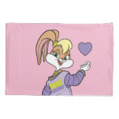 Lola TUNE SQUAD™ Varsity Herz Kissenbezug (Rückseite)